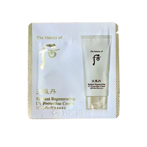 Крем The History of Whoo Cheongidan Radiant Regenerating UV Protection – люксовый солнцезащитный крем в золотистой баночке с антивозрастным уходом и SPF-защитой