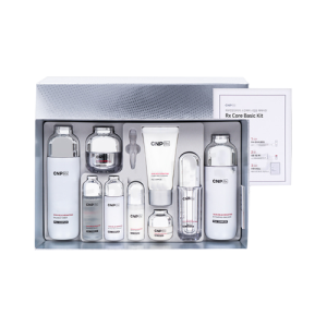 CNP Rx Skin Rejuvenating Special Set – a premium skincare collection including toner, emulsion, and cream, designed to hydrate, firm, and restore radiant skin.