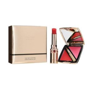 O HUI The First Geniture Lip Balm Special Set in Coral - Luxurious lip care gift set with elegant packaging