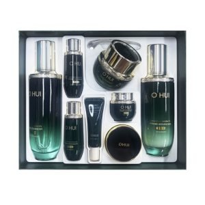 OHUI Prime Advancer Pro 3pcs Gift Set – антивозрастной корейский набор с ампулой, балансером и эмульсией для укрепления и восстановления кожи