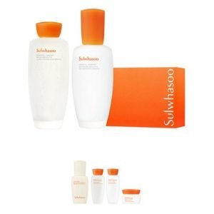 Sulwhasoo Essential Balancing Daily Routine Set – daily Korean skincare set for hydration and balance with herbal-infused toner and emulsion.