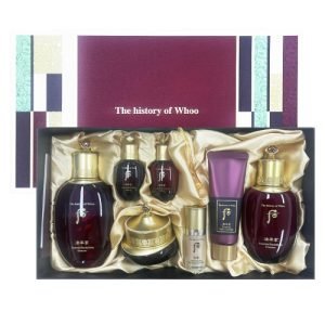 The History of Whoo Jinyulhyang Special 3pcs Set – Korean herbal anti-aging skincare set for firming, nourishing, and revitalizing mature skin korean luxury skincare sets