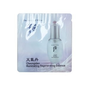The Whoo Cheongidan Illuminating Regenerating Essence – premium brightening and anti-aging essence in travel-size sachet