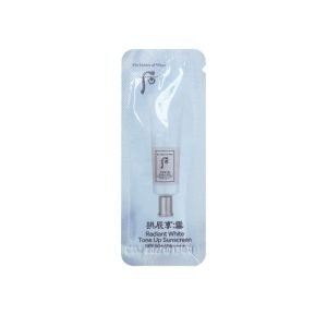 The History of Whoo Gongjinhyang Seol Radiant White Tone-Up Sunscreen SPF 50+ PA++++ — brightening tone-up sun protection sachets, 1ml x 12ea