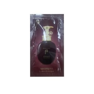 The History of Whoo SPA Essence Shampoo sample sachets – 8ml x 5ea, premium herbal shampoo for scalp and hair nourishment