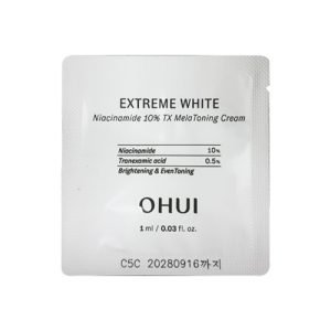 OHUI EXTREME WHITE Niacinamide 10% TX Mela Toning Cream (1мл x 60шт) — Крем