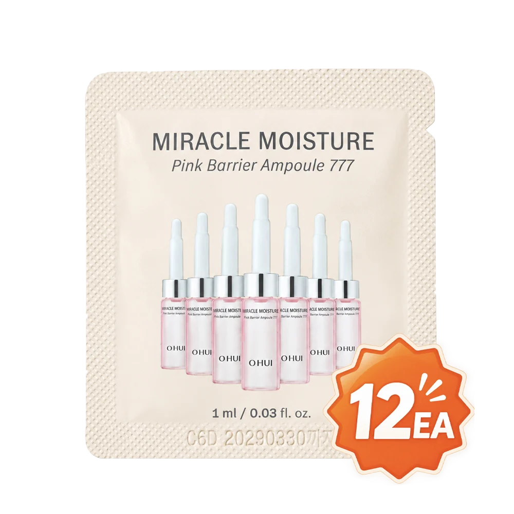 OHUI Miracle Moisture Ampoule777 1 мл × 12 шт. | Корейская ампула с керамидами